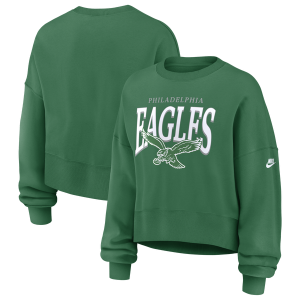 Nike NFL Eagles Crew - Women's - Green