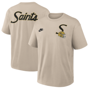 Nike NFL Saints Short Sleeve T-Shirt - Men's - Beige