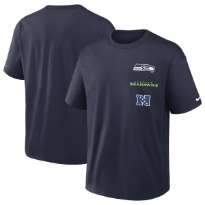 Nike NFL Seahawks Short Sleeve T-Shirt - Men's - Navy