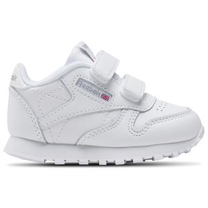 Reebok Classic Leather - Boys' Toddler - White/Carbon/Vector Blue