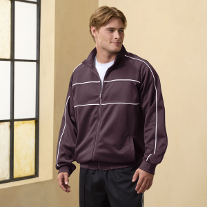 CSG Icon Track Jacket - Men's - Maroon/White