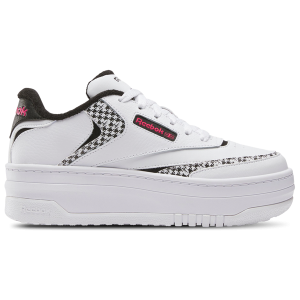 Reebok Club C Extra - Girls' Grade School - Black/Bold Pink/White