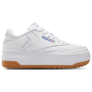 Reebok Club C Extra - Girls' Grade School - Footwear White/Footwear White/Vector Blue