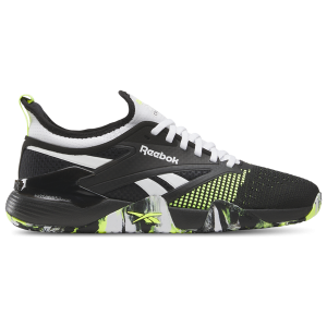 Reebok Nano Court - Men's - Footwear White/Black/Digital Lime