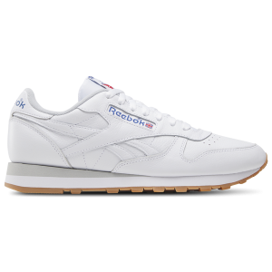 Reebok Classic Leather - Men's - Footwear White/Blue/Gum
