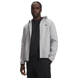 Under Armour Unstoppable Fleece Full Zip - Men's - Gray/Black