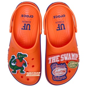 Crocs Collegiate Clogs - Men's - Orange/Green