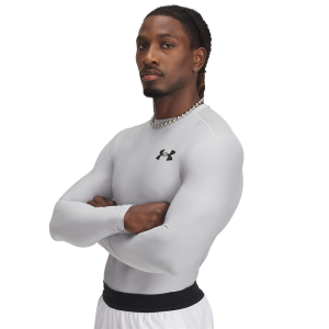 Under Armour Heatgear OG Compression Long Sleeve - Men's - Mod Gray/Black
