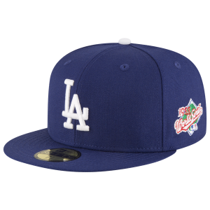 New Era MLB 59Fifty World Series Side Patch Cap - Men's - Blue/White