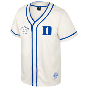 Colosseum Duke Baseball Jersey - Men's - White
