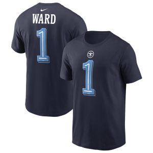 Nike Titans NFL Rival CW1 Short Sleeve T-Shirt - Men's - Navy