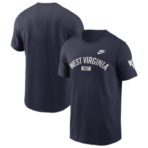 Nike West Virginia Arch Short-Sleeve T-Shirt - Men's - Navy