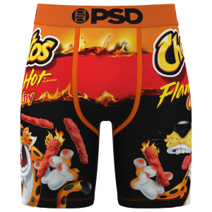 PSD Graphic Briefs - Men's - Black/Orange/Red
