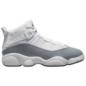 Jordan 6 Rings - Boys' Preschool - White/Cool Grey/White