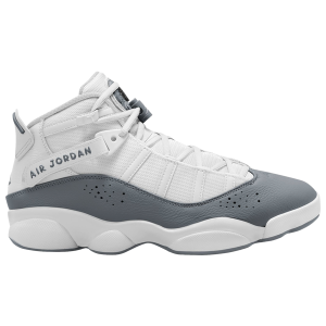 Jordan 6 Rings - Men's - White/White/Cool Grey