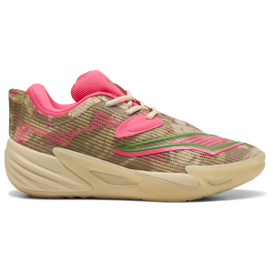 PUMA All-Pro Nitro 2 Flau'jae - Men's - Sand Dune/Green Fruit/Pure Pink