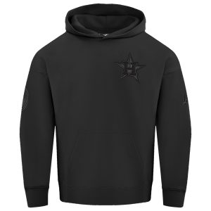 Pro Standard ASTROS NEUTRAL DROP SHOULDER FLC PO HOODIE - Men's - Black