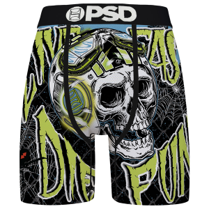 PSD Live Fast Stunt Briefs - Men's - Black/Volt/White