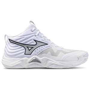 Mizuno Wave Momentum Elite Mid - Men's - White/Metallic Grey