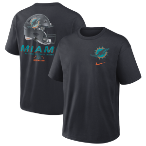 Nike Dolphins Rival Short Sleeve T-Shirt - Men's - Black
