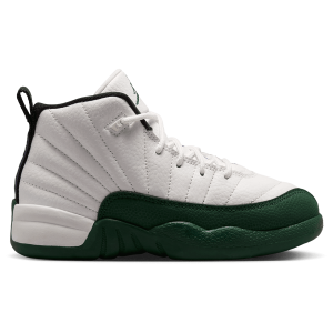 Jordan Retro 12 - Boys' Preschool - Green/White/Purple