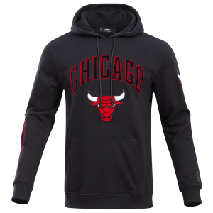Pro Standard BULLS CLASSIC BRISTLE FLC PO HOODIE - Men's - Black