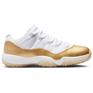 Jordan Retro 11 Low - Women's - White/Gold