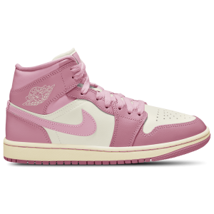 Jordan AJ 1 Mid - Women's - Pink/White