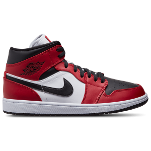 Jordan AJ 1 Mid - Men's - Gym Red/White/Black