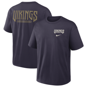 Nike Vikings Rival Short Sleeve T-Shirt - Men's - Purple