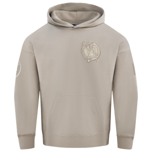 Pro Standard CELTICS NEUTRAL DROP SHOULDER FLC PO HOODIE - Men's - Taupe