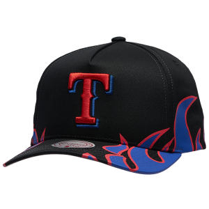 Mitchell & Ness Rangers Hot Head Pro Pinch Cap - Adult - Black/Multi