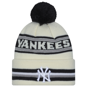 New Era Yankees Striped Classic Pomknit - Adult - White/Navy