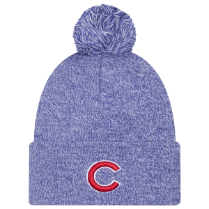 New Era Cubs Marl Pom Knit - Adult - Blue