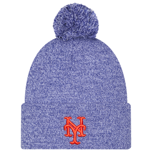 New Era Mets Marl Pom Knit - Adult - Blue