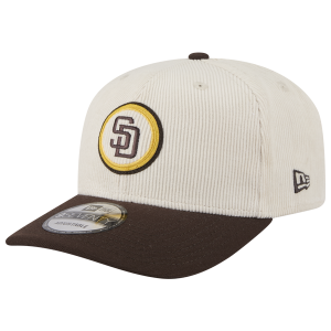 New Era Padres 9Seventy Cord Loyal Cap - Adult - White/Brown