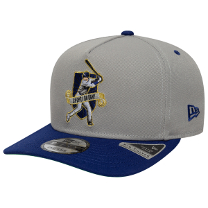 New Era Dodgers 9Fifty A-Frame Player Cap - Adult - Navy/Grey