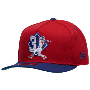 New Era Phillies 9Fifty A-Frame Player Cap - Adult - Red/Navy