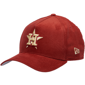 New Era Astros 9Forty A-Frame Tonal Cord Cap - Adult - Orange