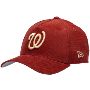 New Era Nationals 9Forty A-Frame Tonal Cord Cap - Adult - Orange