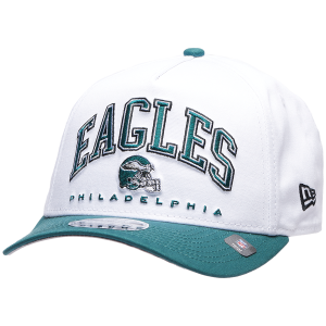 New Era Eagles 9Forty A-Frame 2T Arch Cap - Adult - White/Green