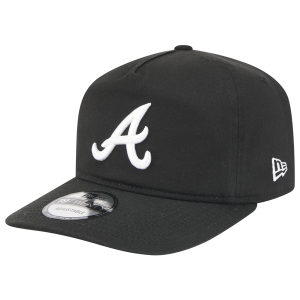 New Era Braves Core 19TWENTY Cap - Adult - Black/Black/White