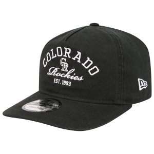 New Era Rockies 19TWENTY Stacked Cap - Adult - Black