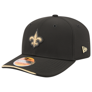 New Era Saints NFL '26 Side Line 970 Cap - Adult - Black