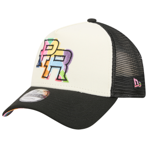 New Era Puerto Rico 940AF WBC Colorful Trucker Cap - Adult - Black/White