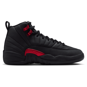 Jordan Retro 12 - Boys' Grade School - Black/Red