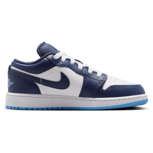 Jordan AJ 1 Low - Boys' Grade School - Navy/Blue/White