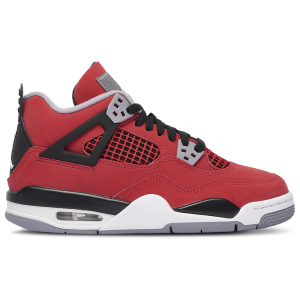 Jordan Retro 4 - Boys' Grade School - Red/White/Grey