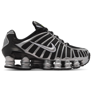Nike Shox TL - Boys' Grade School - Black/Volt/Metallic Silver