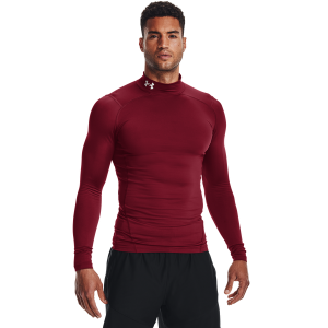 Under Armour CG Armour Comp Mock - Men's - Cardinal/White